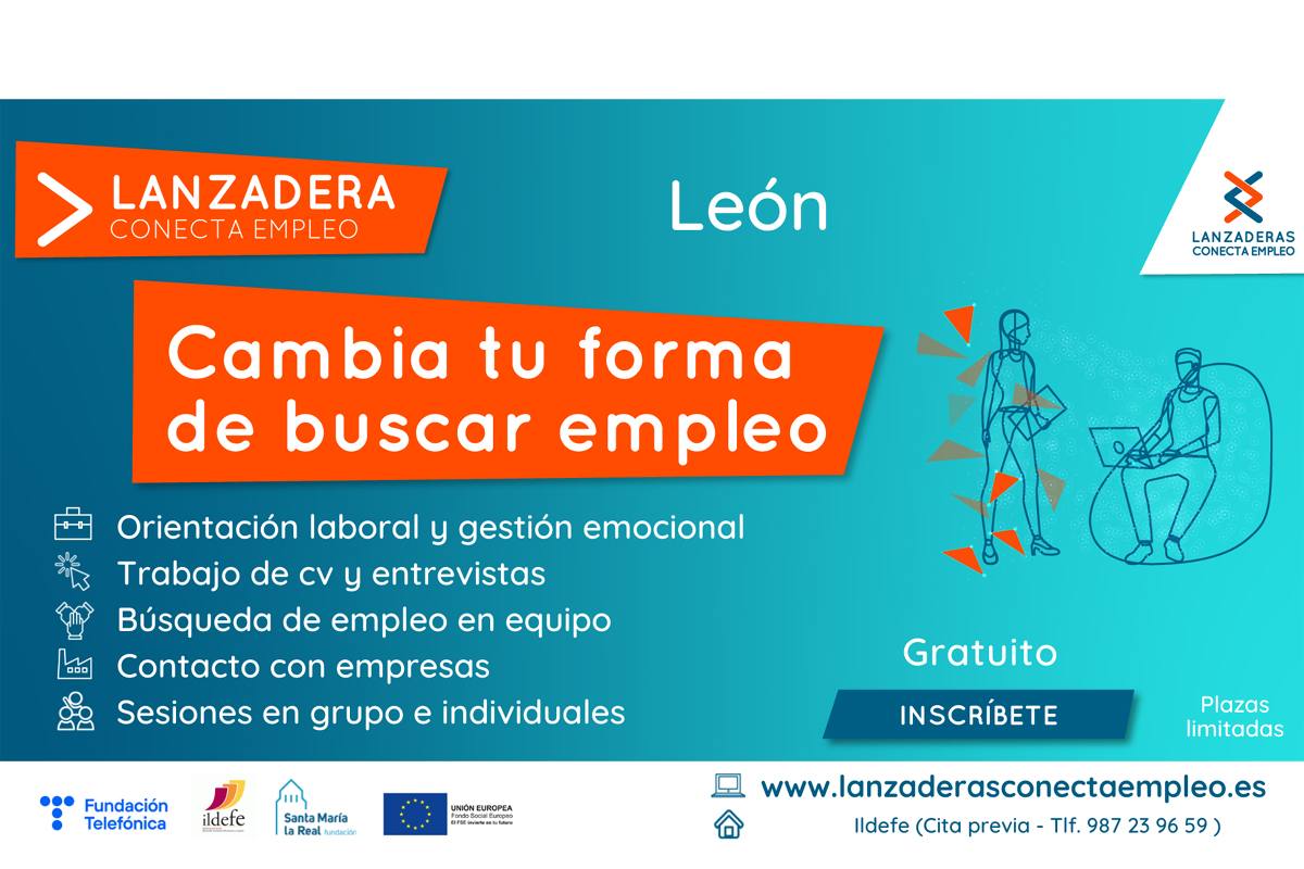 Abierto plazo de inscripción en la nueva “Lanzadera Conecta Empleo” de León